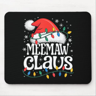 Tapis De Souris Arbre de Noël Mele Kalikimaka Hibiscus Coloré H