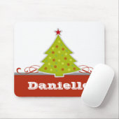 Tapis De Souris Arbre de Noël Whimsical Mousepad (Avec souris)