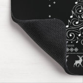 Tapis De Souris Arbre de notes musicales Noël Sweat Ugly Xmas  (Coin)