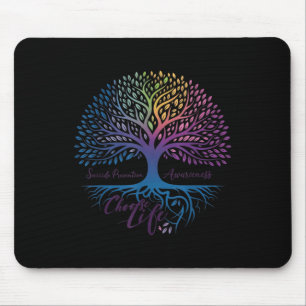 Tapis De Souris Arbre de Vie Choisissez la vie Prévention du suici