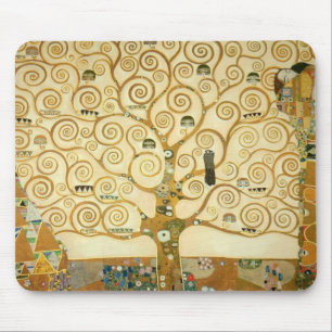 Tapis De Souris Arbre de vie de Gustav Klimt
