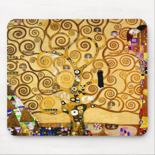 Tapis De Souris Arbre de vie Gustav Klimt Nouveau