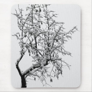 Tapis de souris arbre d'hiver