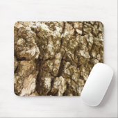 Tapis De Souris Arbre écorce II Conception texturée naturelle (Avec souris)