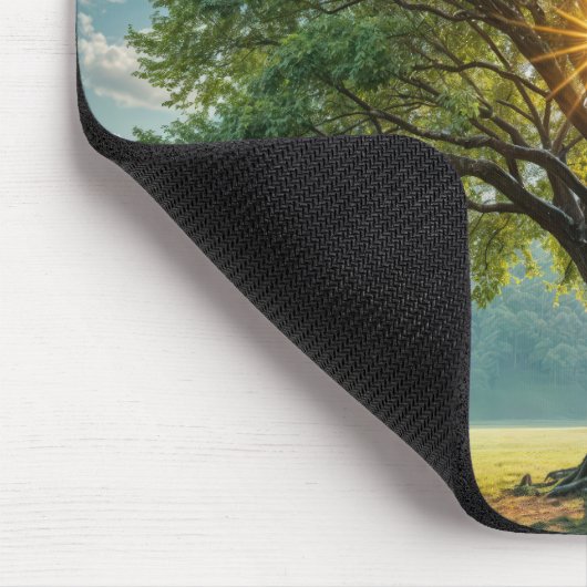 Tapis De Souris Arbre En Chêne En Double Saison (Coin)