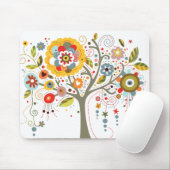 Tapis De Souris Arbre en floraison (Avec souris)