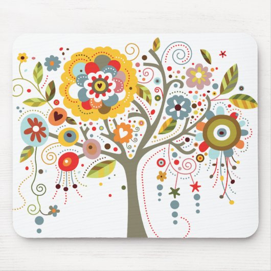 Tapis De Souris Arbre en floraison (Devant)