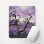 Tapis De Souris Arbre Halloween (Avec souris)