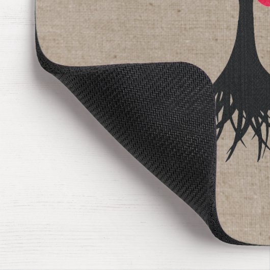 Tapis De Souris Arbre Mousepad de coeur (Coin)