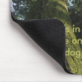 Tapis De Souris arbre Mousse-couvert Mousepad (Coin)