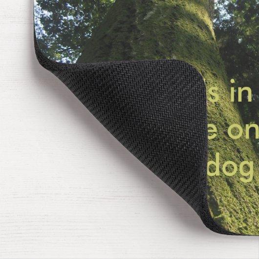 Tapis De Souris arbre Mousse-couvert Mousepad (Coin)