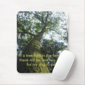 Tapis De Souris arbre Mousse-couvert Mousepad (Avec souris)