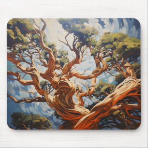 Tapis De Souris Arbre naturel Abstrait