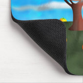 Tapis De Souris Arbre orange (Coin)