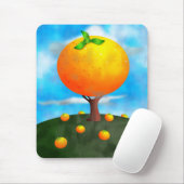 Tapis De Souris Arbre orange (Avec souris)