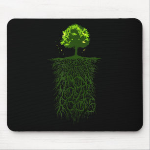 Tapis De Souris Arbre Racine Connaissez votre origine Nature De l'