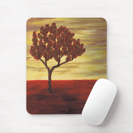 Tapis De Souris Arbre rouge (Avec souris)
