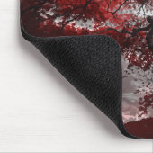 Tapis De Souris Arbre rouge en fleurs de cerisiers (Coin)