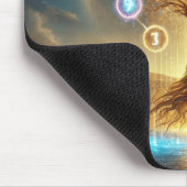 Tapis De Souris Arbre sacré du désert (Coin)