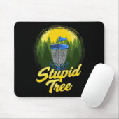 Tapis De Souris Arbre Stupide Disc Golf Drôle Frisbee Golf Disque  (Avec souris)