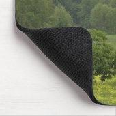 Tapis De Souris Arbre unique dans le domaine agricole, Toscane, (Coin)