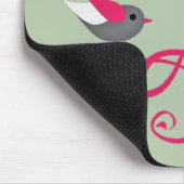 Tapis De Souris Arbre vectoriel avec oiseau (Coin)