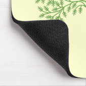Tapis De Souris Arbre vert stylisé (Coin)