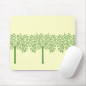 Tapis De Souris Arbre vert stylisé (Avec souris)