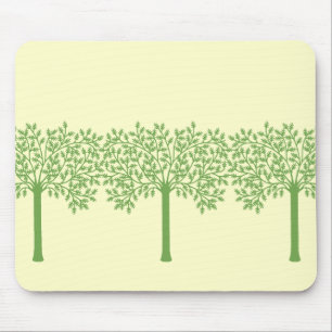 Tapis De Souris Arbre vert stylisé
