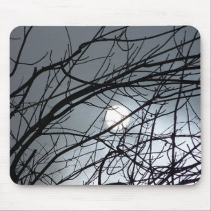 Tapis De Souris arbres contre le mousepad du soleil