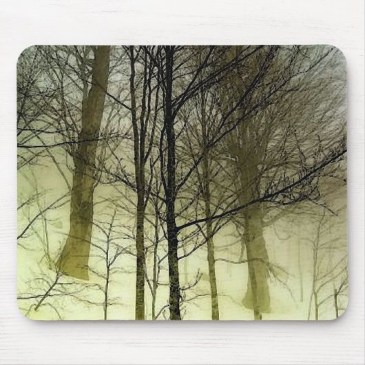 Tapis De Souris Arbres couverts de neige (Devant)
