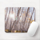 Tapis De Souris Arbres d'Aspen (Avec souris)