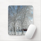Tapis De Souris Arbres d'hiver (Avec souris)