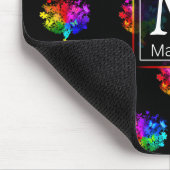 Tapis De Souris Arbres du spectre autiste (Coin)