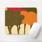 Tapis De Souris Arbres modernes de chute (Avec souris)