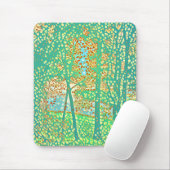 Tapis De Souris arbres pointillistes iPad (Avec souris)