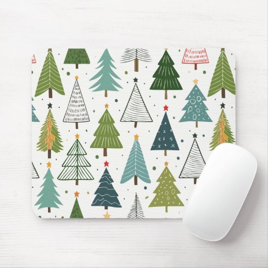 Tapis De Souris Arbres rétro (Avec souris)
