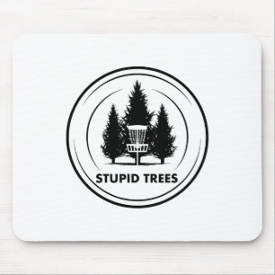Tapis De Souris Arbres Stupides Disc Golf Frisbee Golf Drôle Humou