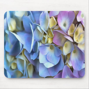 Tapis De Souris Arbuste bleu Hydrangea Arbuste Artistique Bossom