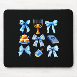 Tapis De Souris Arc coquet fete juive Chanukah Hanukkah Meno