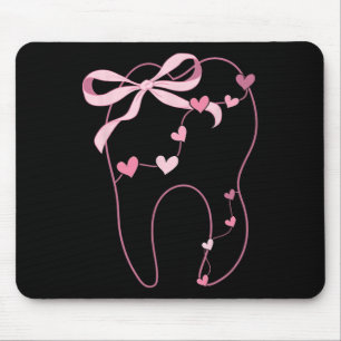 Tapis De Souris Arc dentiste molaire Coquette Saint-Valentin Hygié