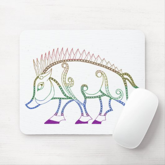 Tapis De Souris Arc-en-ciel (Avec souris)