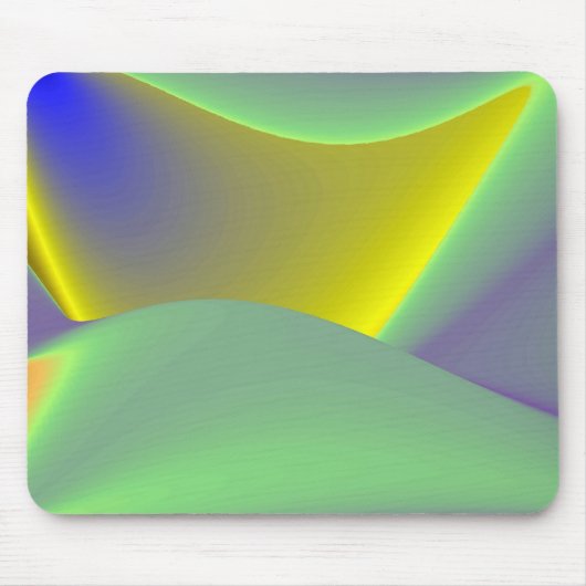 Tapis De Souris Arc-en-ciel Abstrait (Devant)