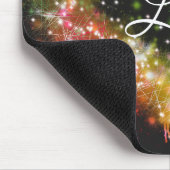 Tapis De Souris Arc-en-ciel couleurs vaporiser peinture étincelant (Coin)