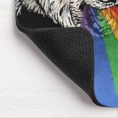 Tapis De Souris arc-en-ciel de panda (Coin)