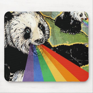 Tapis De Souris arc-en-ciel de panda