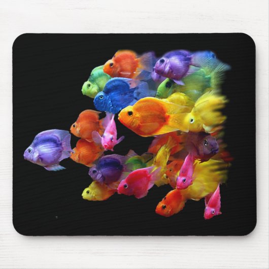 Tapis De Souris Arc-en-ciel de scare (Devant)