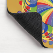Tapis De Souris Arc-en-ciel de soleil de clef basse (Coin)
