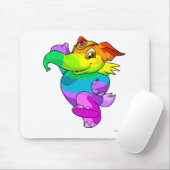Tapis De Souris Arc-en-ciel d'Elephante (Avec souris)