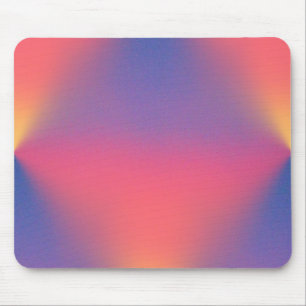 Tapis De Souris Arc-en-ciel des couleurs Formes diamant